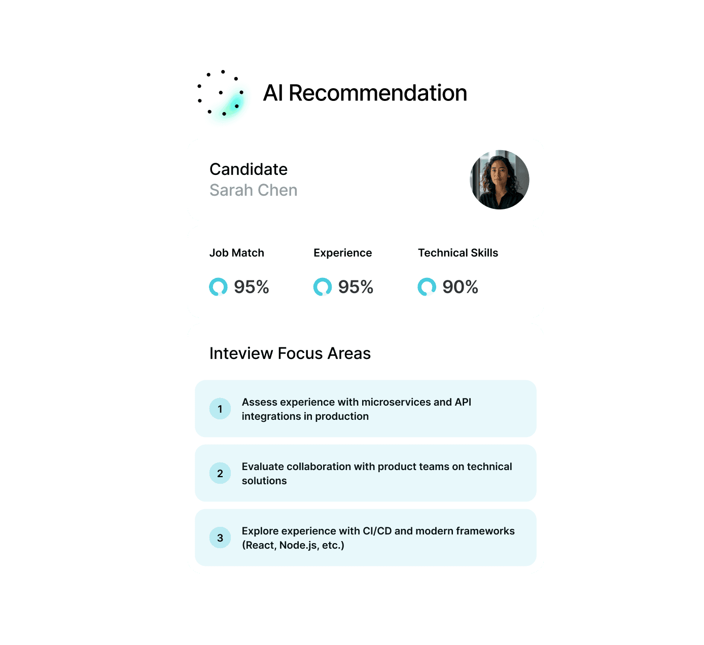 Resume Screener template by Glide