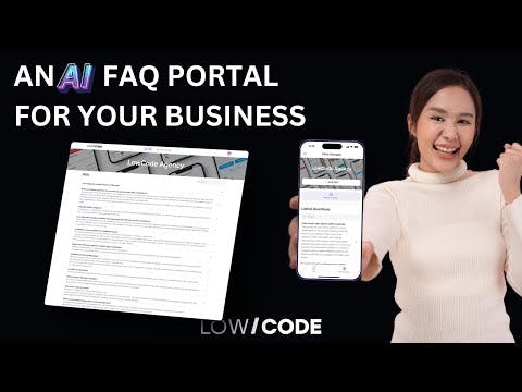 A custom FAQ app (with AI) for your business