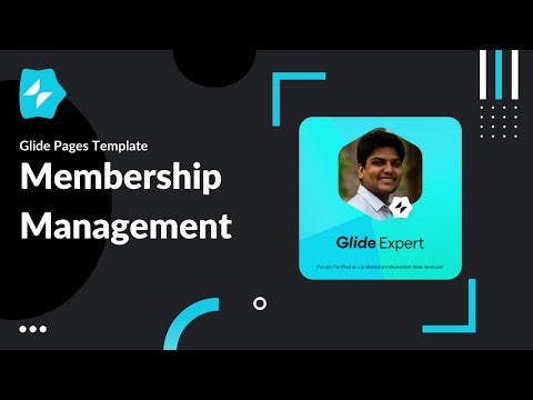 Glide App Example: Membership Management App @glideapps