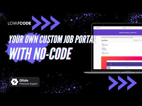 Your own custom job portal built with no-code