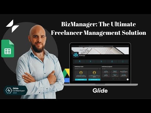 BizManager: The Ultimate Freelancer Management Solution - Glide Apps Template
