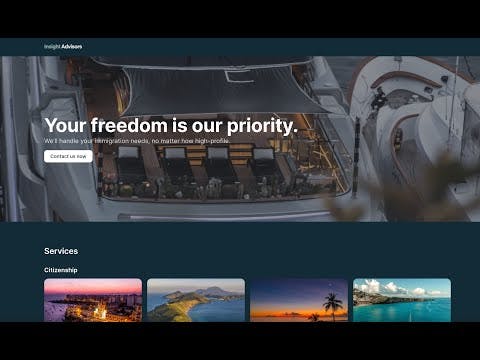 Glide Page | Immigration Service Landing Page Template