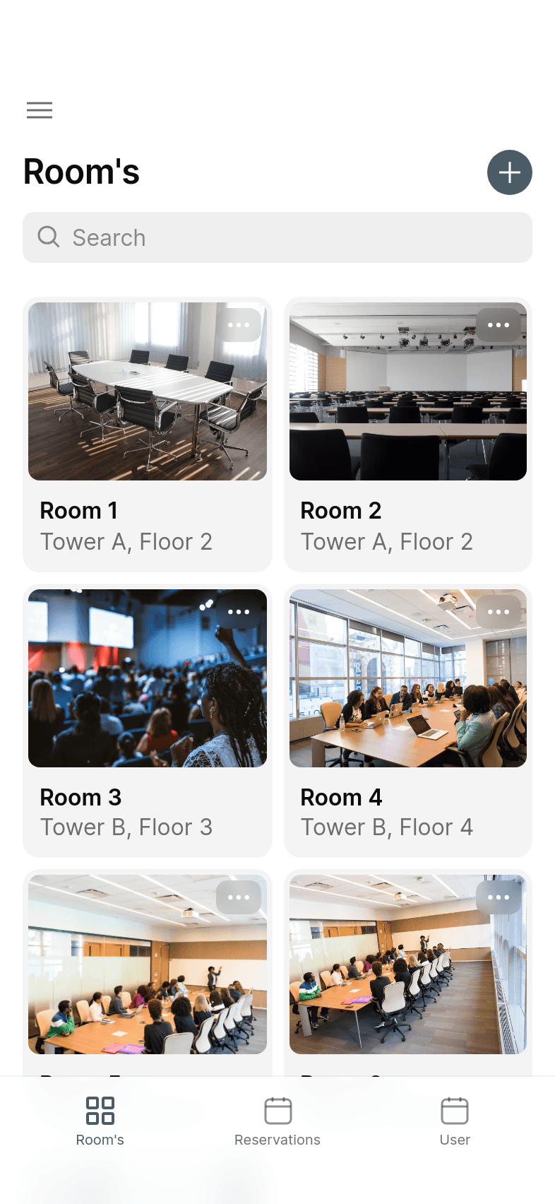 B-Room’s Meeting Room Booking Template