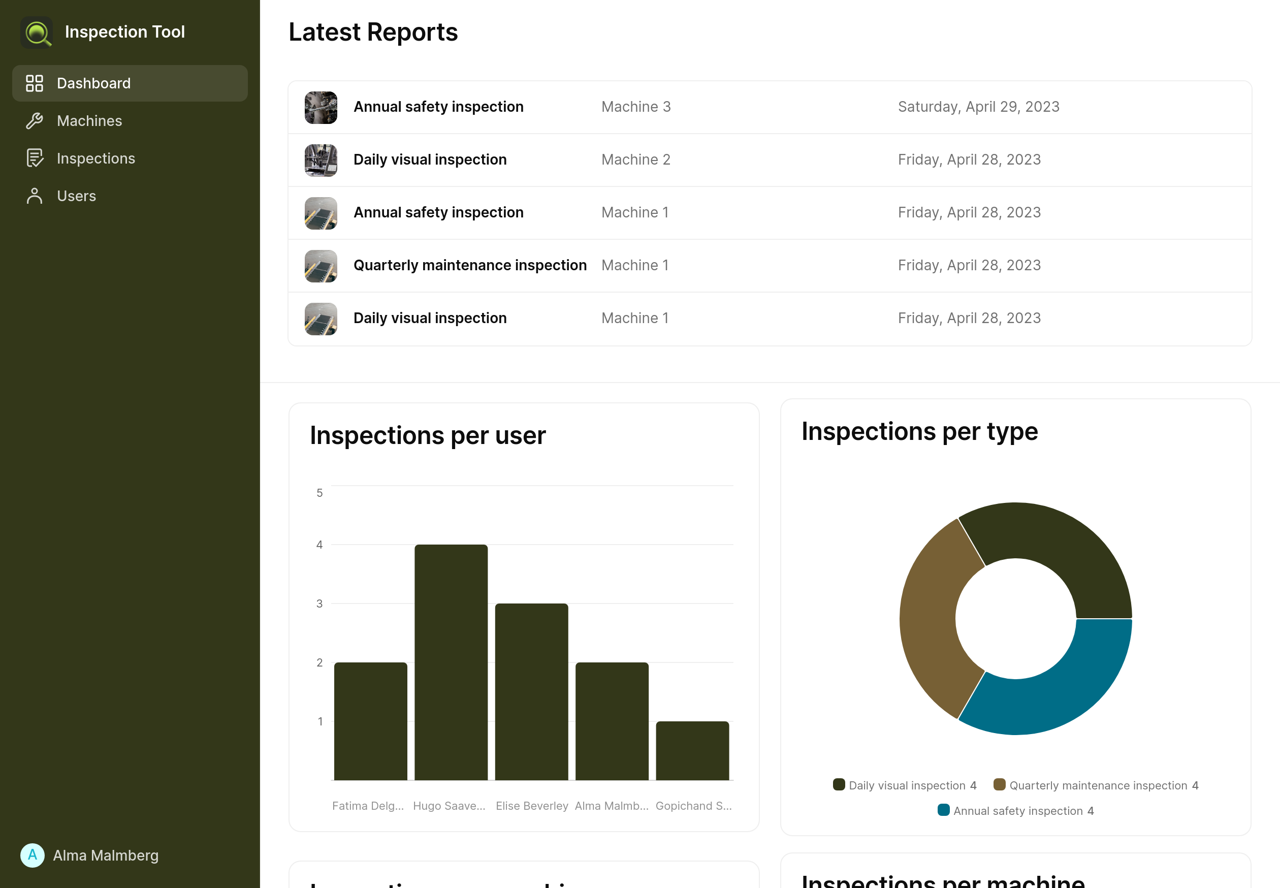 Inspection Tool Template