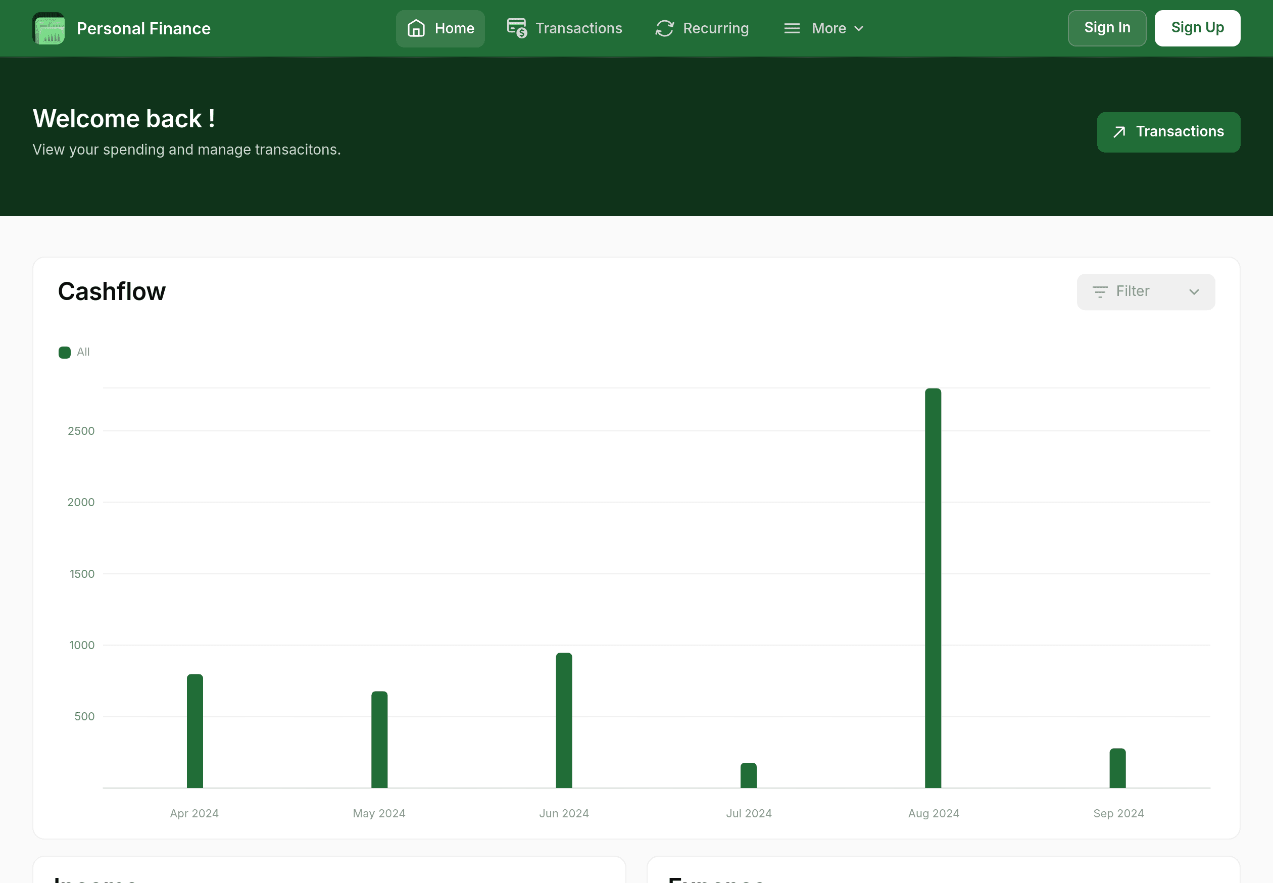 Personal Finance Template