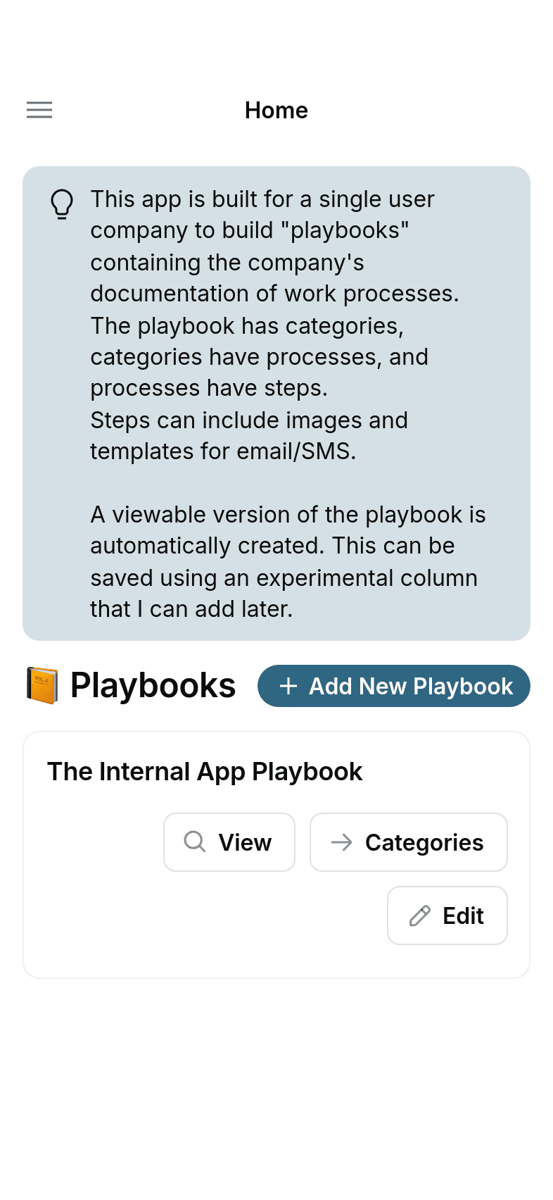 Company Playbook Builder Template