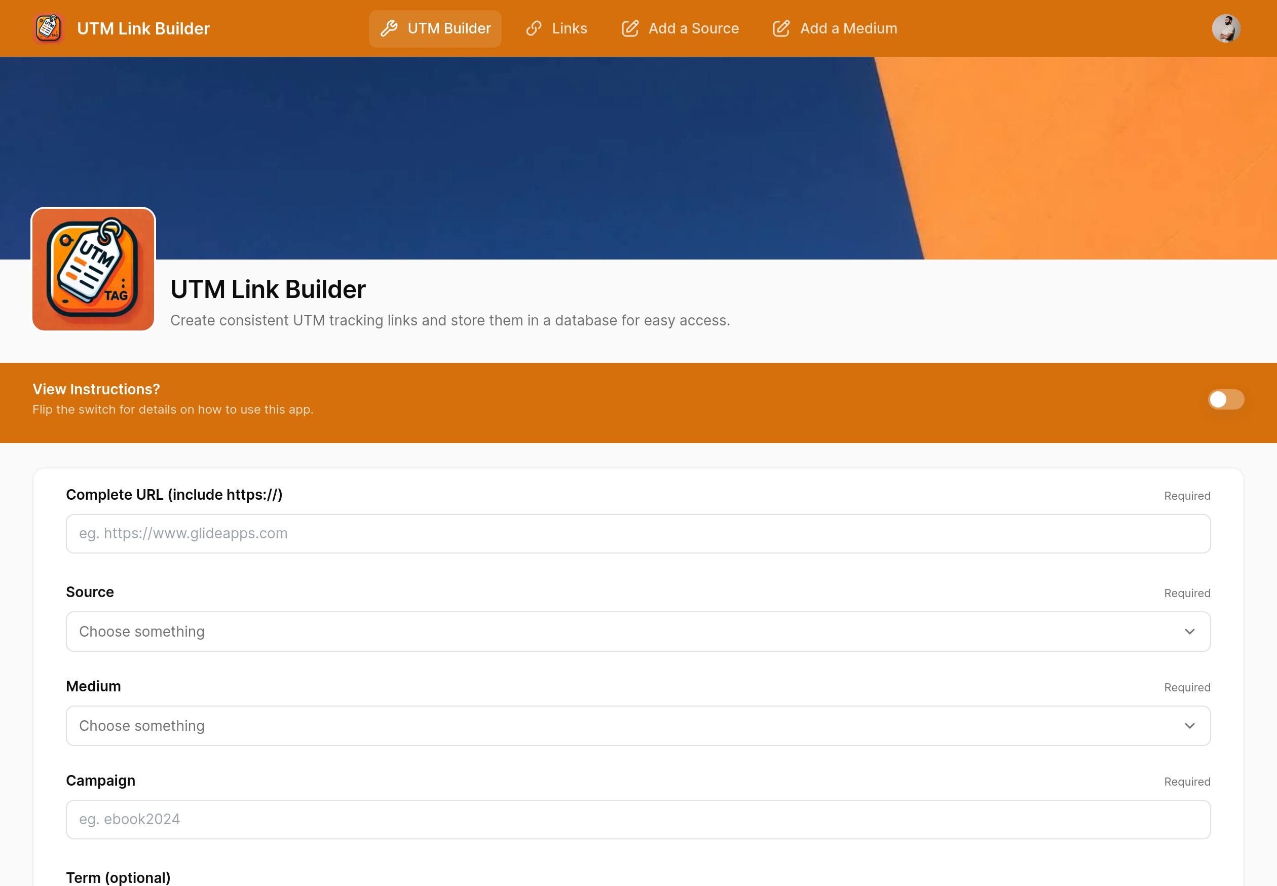 UTM Link Builder