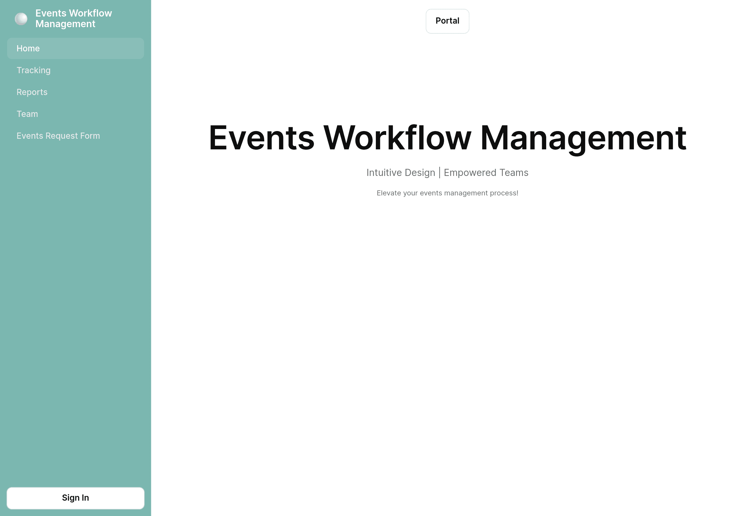 Events Workflow Management