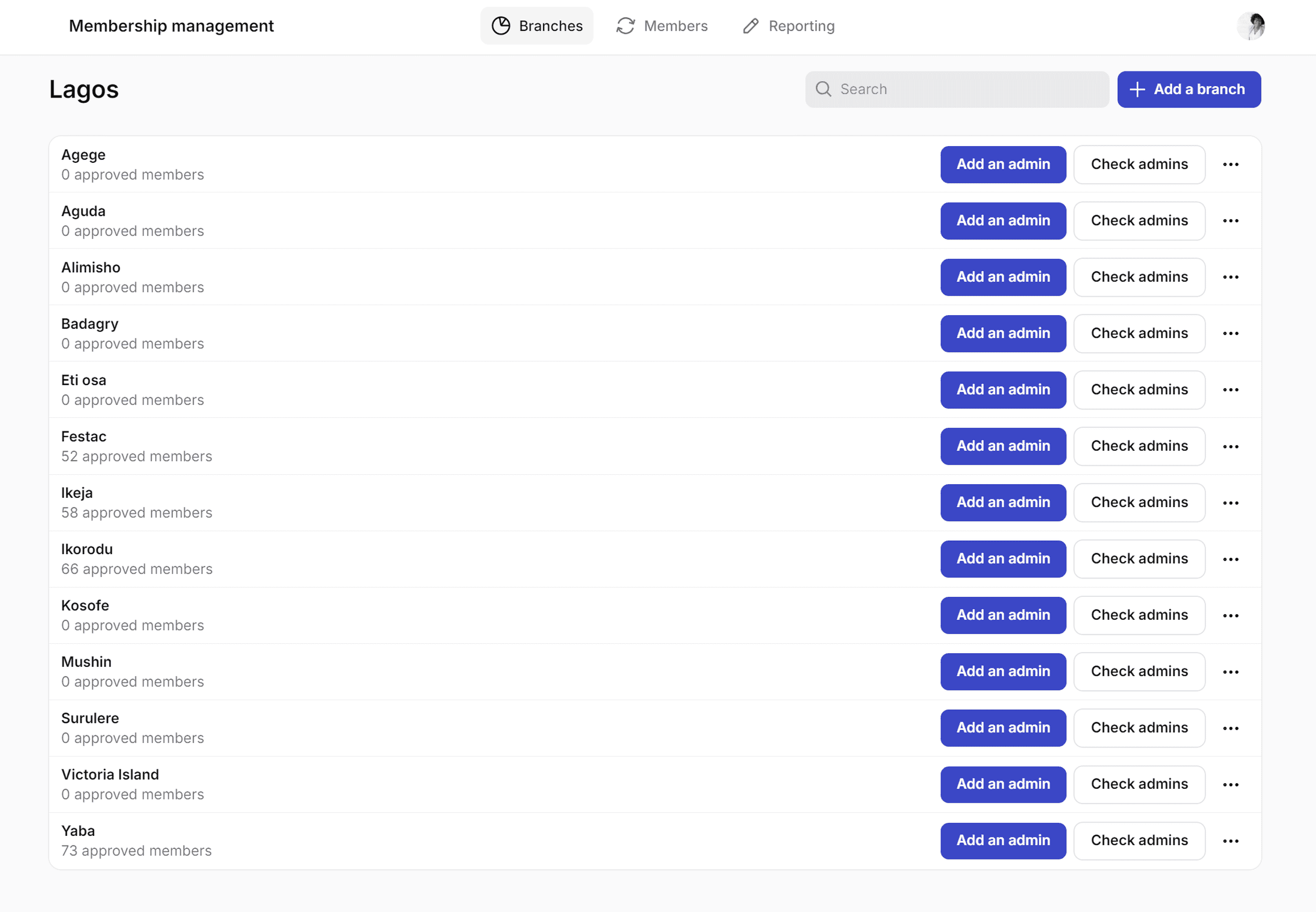 Membership Management Template