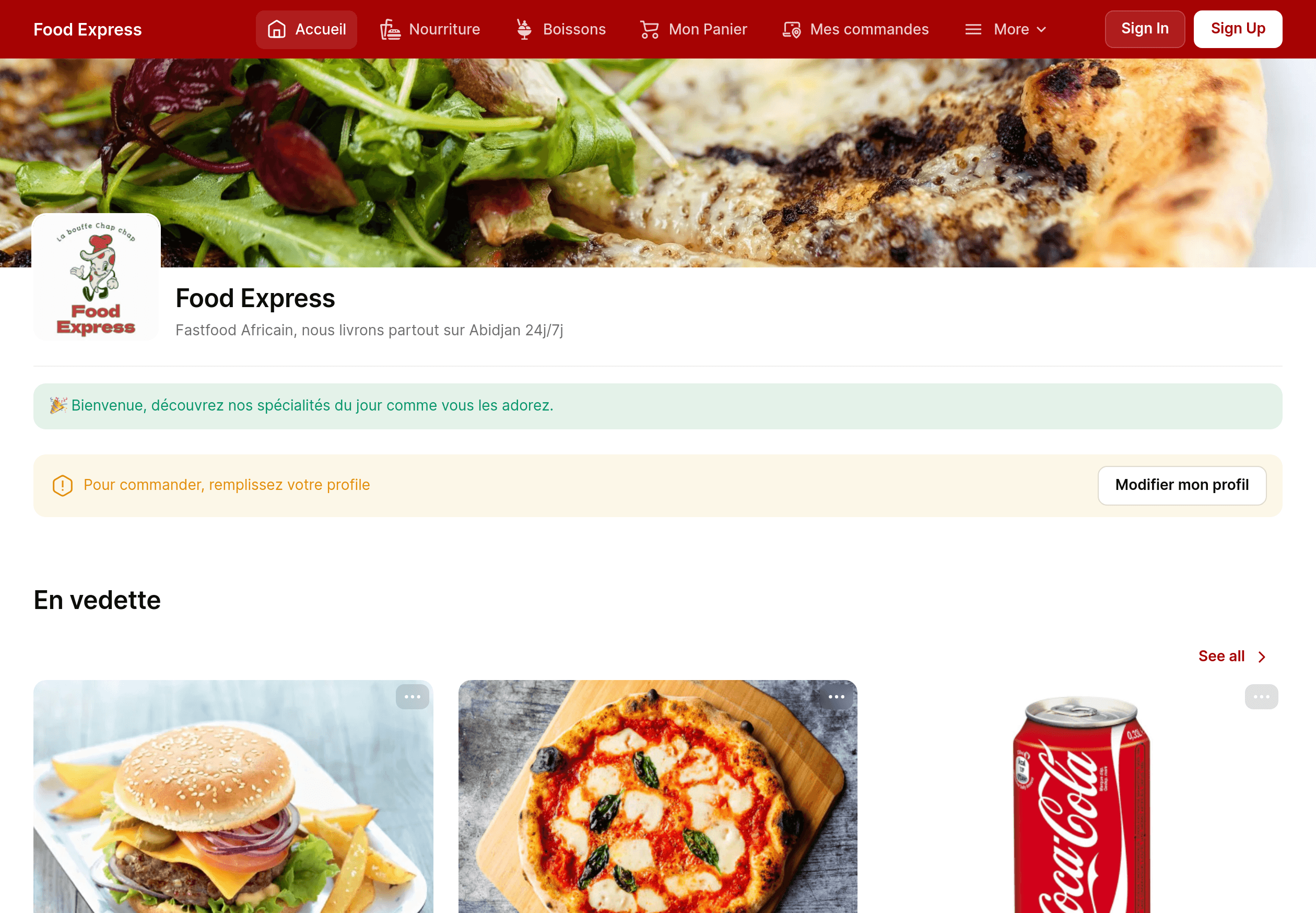 Food Express Template