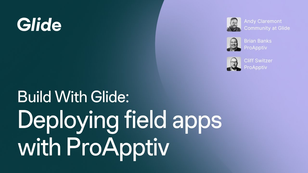 Deploying field apps with ProApptiv