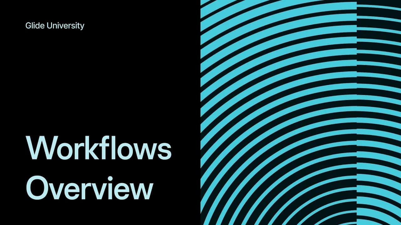 Intro to Workflows Video